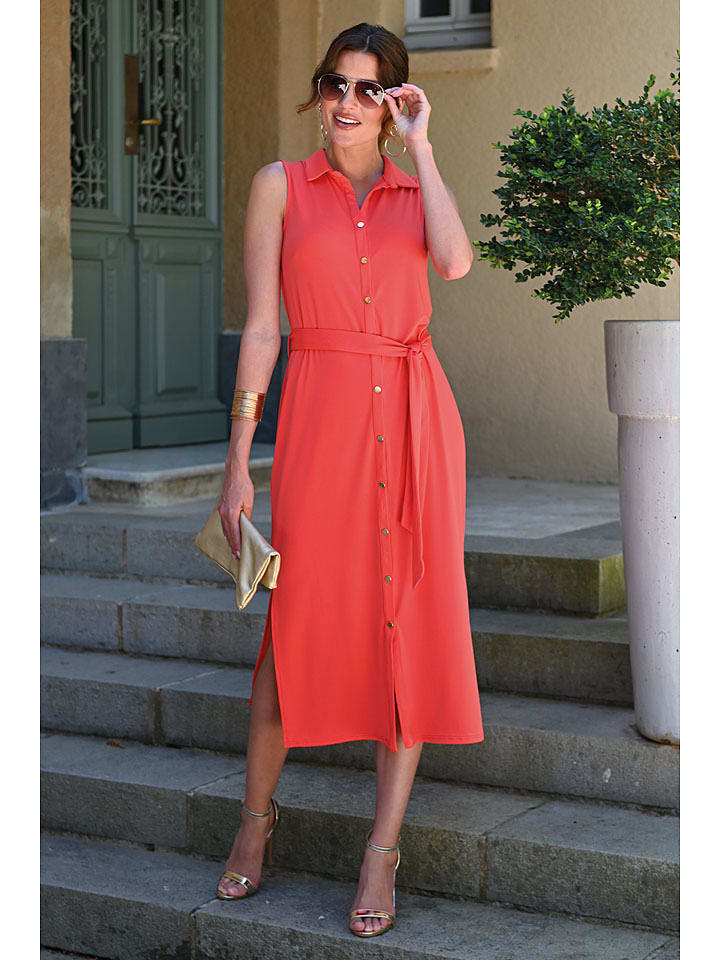 Bleu d'Azur Sukienka "Senza" w kolorze czerwonym rozmiar: 44