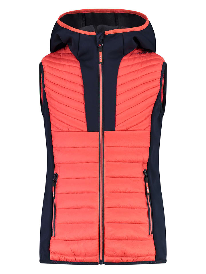 CMP Kamizelka hybrydowa w kolorze czerwono-czarnym rozmiar: 110