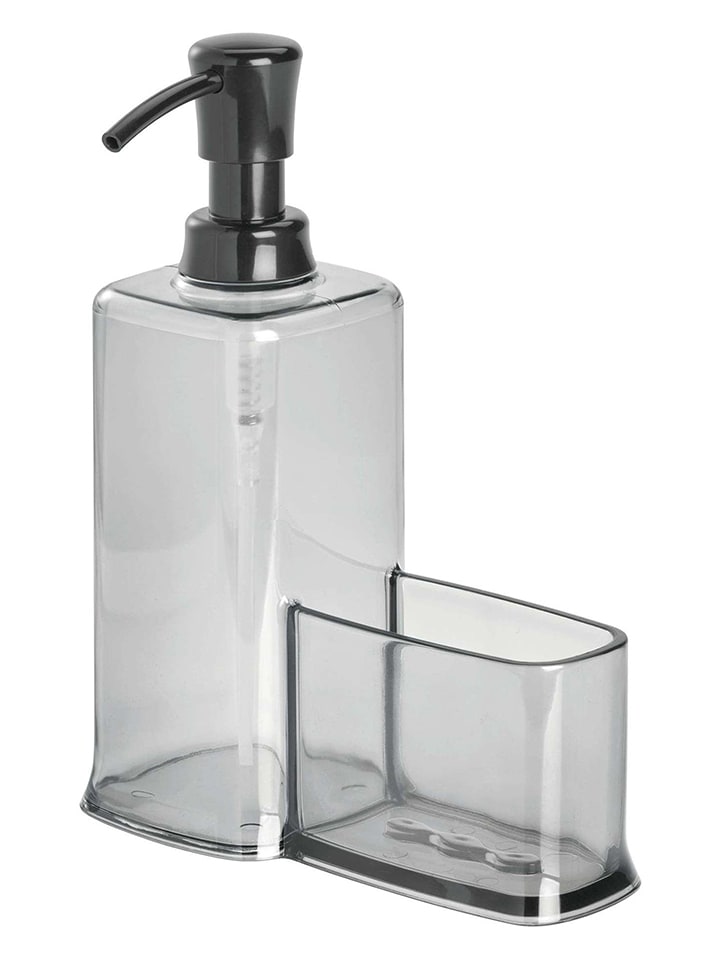 Idesign Dozownik mydła "Caddy" w kolorze czarnym - 16,5 x 21 x 8 cm rozmiar: onesize