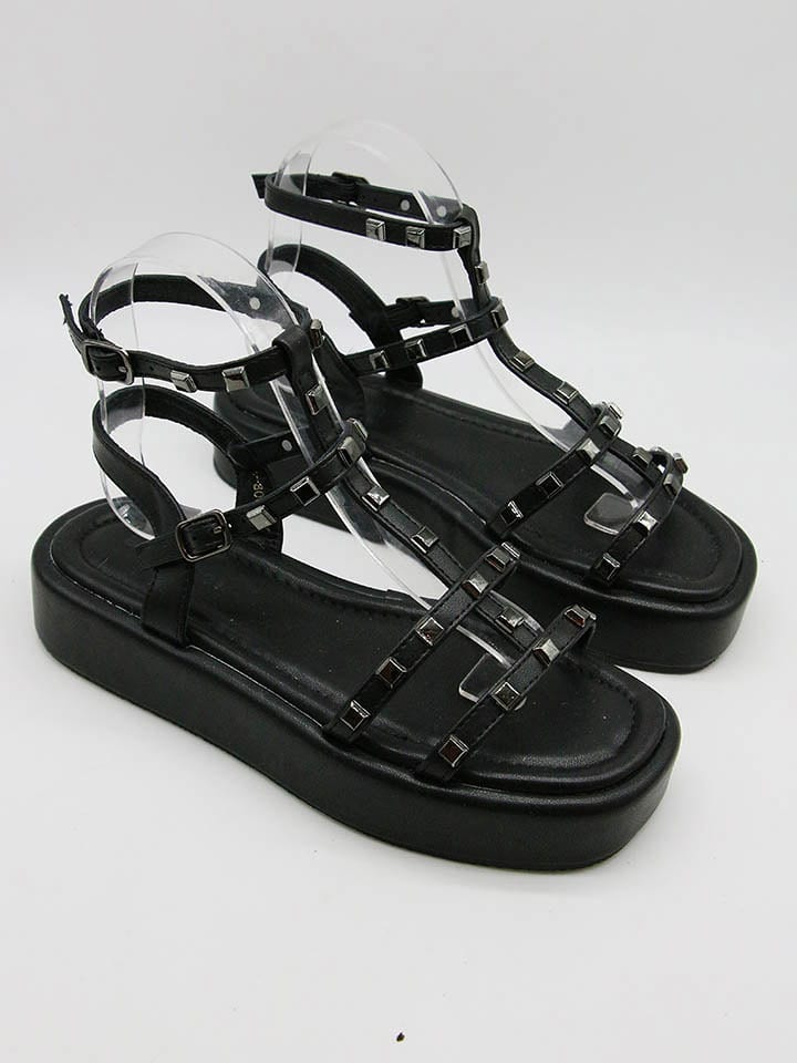 Bellucci Sandały w kolorze czarnym na obcasie rozmiar: 39