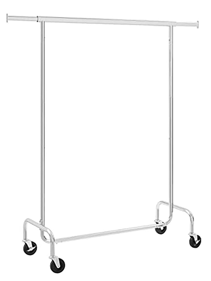 Songmics Garderoba stojąca w kolorze srebrnym - 111,4 x 162,9 x 45 cm rozmiar: onesize