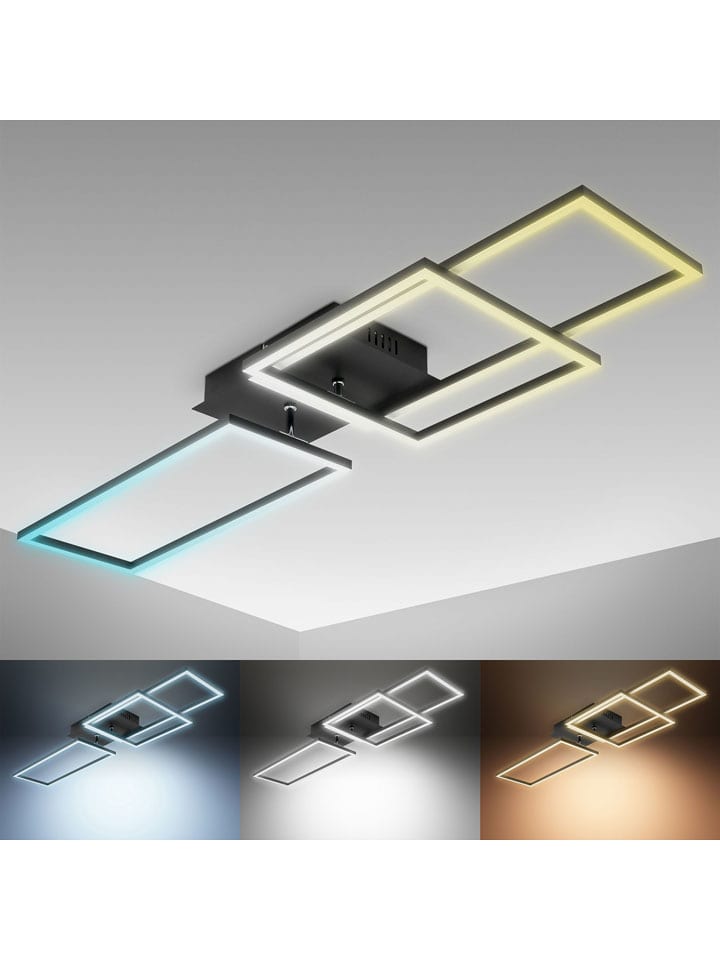 Briloner Lampa sufitowa CCT-LED w kolorze czarnym - KEE F (A do G) rozmiar: onesize