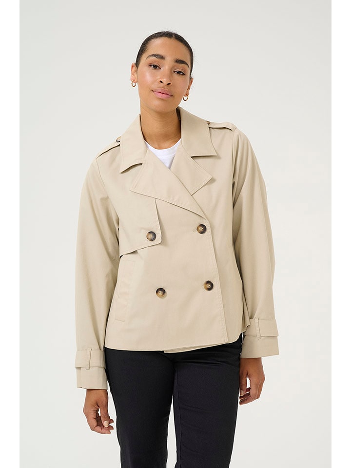 Kaffe Kurtka przejściowa "Patricia" w kolorze beżowym rozmiar: 42