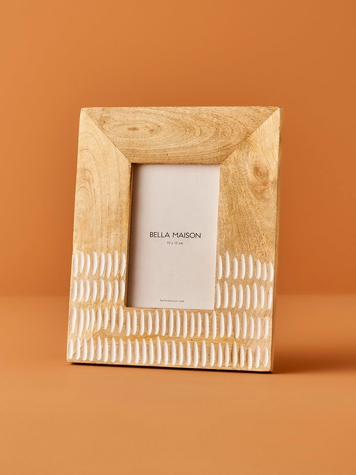 BELLA MAISON Ramka "Edna" w kolorze jasnobrązowym na zdjęcia - 20 x 25 cm rozmiar: onesize