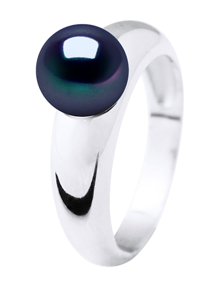 Pearl Addict Srebrny pierścionek z perłą rozmiar: 56