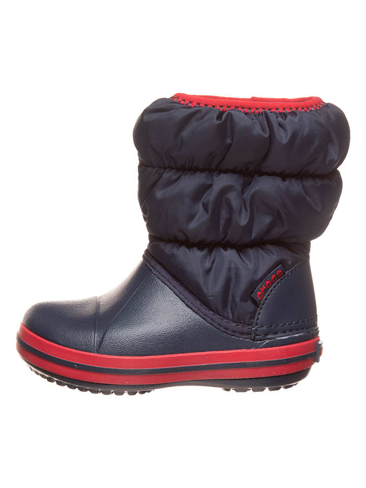 Crocs Botki zimowe w kolorze granatowo-czerwonym rozmiar: 23/24