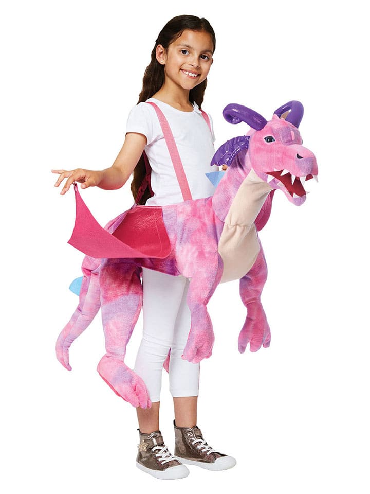 amscan Kostium "Ride On Drache" w kolorze jasnoróżowym rozmiar: 98-128