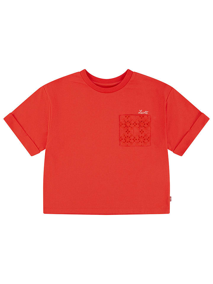 Levi's Kids Koszulka w kolorze czerwonym rozmiar: 164