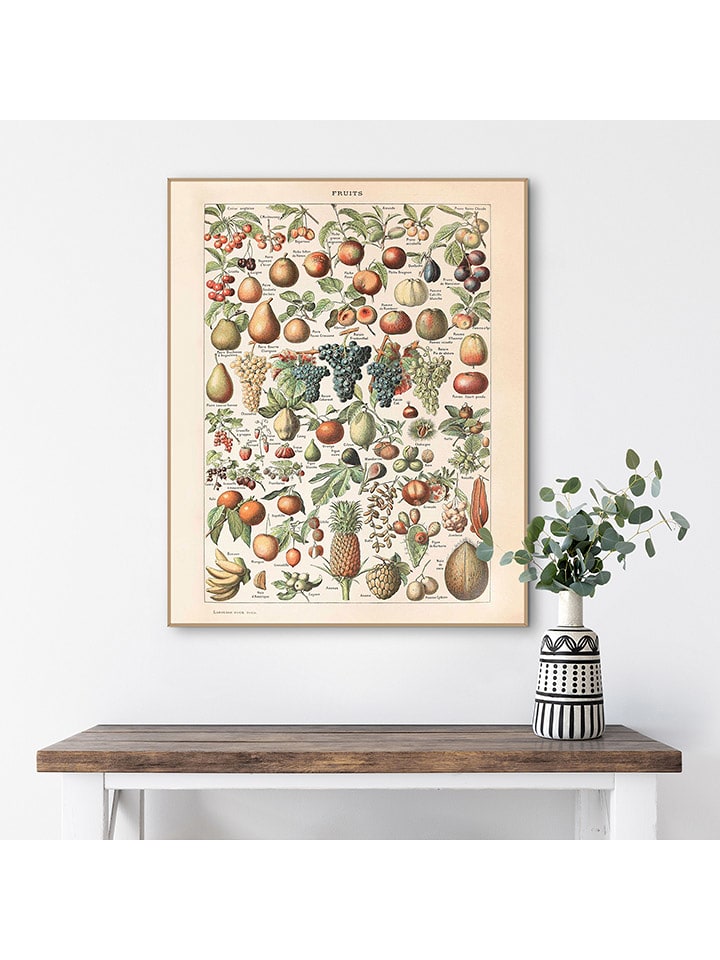 Orangewallz Druk artystyczny "Fruits" w ramce rozmiar: 40x50 cm