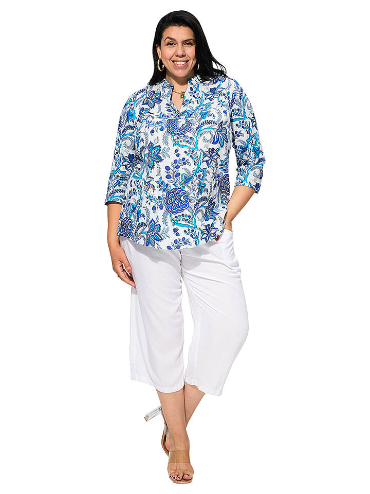 Aller Simplement Bluzka w kolorze niebieskim rozmiar: 42/44