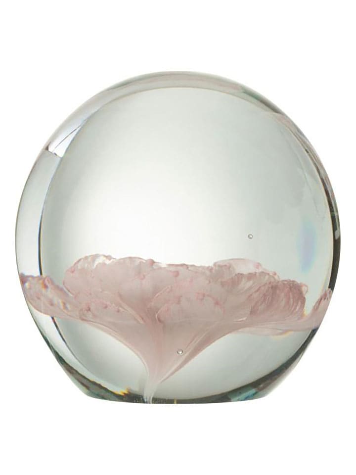 J Line Dekoracja w kolorze jasnoróżowym - wys. 8 x Ø 8 cm rozmiar: onesize