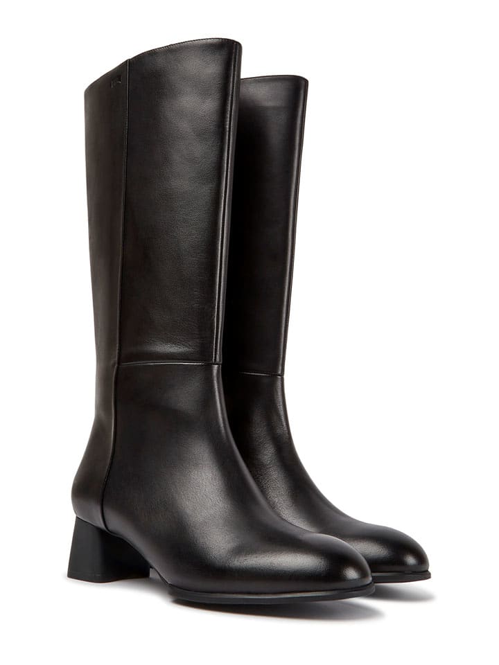 Camper Skórzane kozaki w kolorze czarnym rozmiar: 37