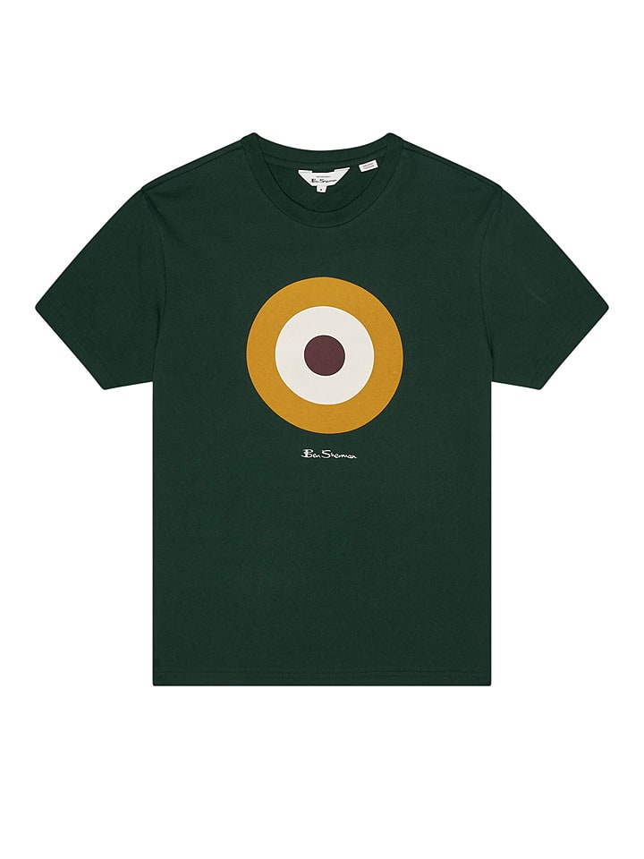 Ben Sherman Koszulka w kolorze ciemnozielonym rozmiar: M