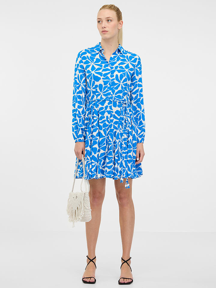 orsay Sukienka w kolorze niebiesko-białym rozmiar: 34