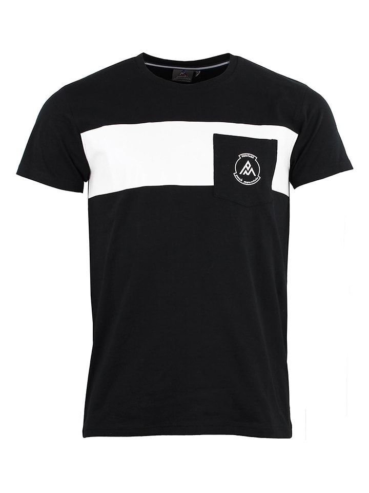 Peak Mountain Koszulka "Cabri" w kolorze czarnym rozmiar: M