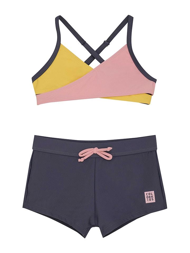Color Kids Bikini w kolorze antracytowym ze wzorem rozmiar: 122