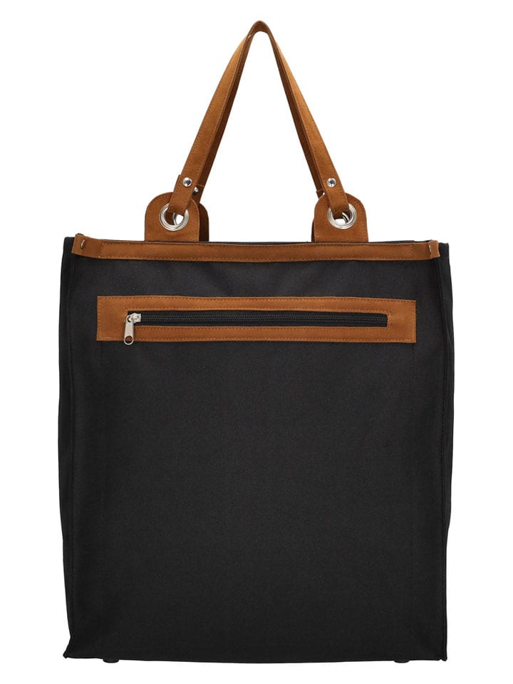 Beagles Shopper bag w kolorze czarnym - 36 x 41 x 17 cm rozmiar: onesize