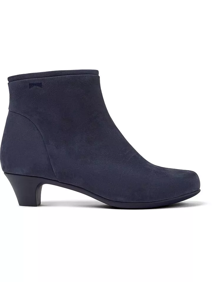 Camper Skórzane botki w kolorze granatowym rozmiar: 37