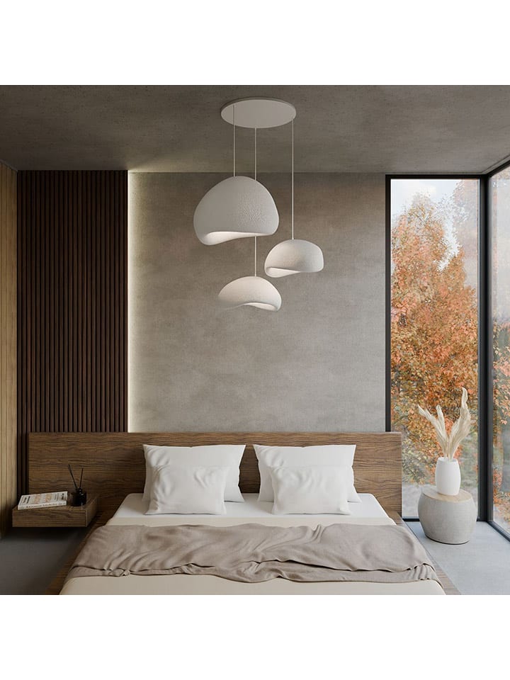 Opviq Lampa wisząca w kolorze białym - 76 x 120 cm rozmiar: onesize