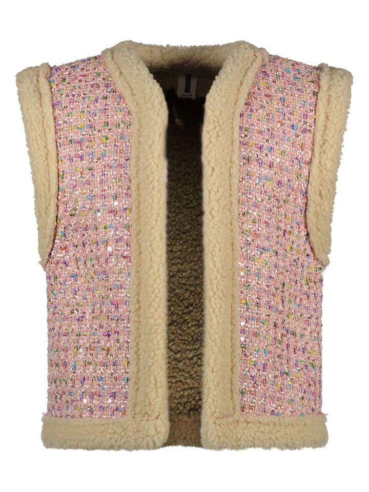 B.Nosy Kamizelka "Gwen" w kolorze jasnoróżowo-beżowym rozmiar: 110/116