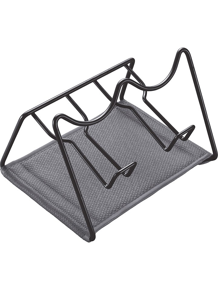 metaltex Ociekacz "Lava" w kolorze czarnym do butelek - 21 x 14 x 17 cm rozmiar: onesize