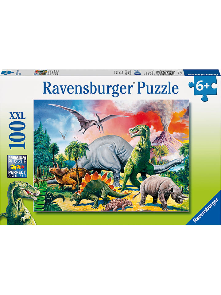 Ravensburger 100-częściowe puzzle "Among dinosaurs" - 6+ rozmiar: onesize