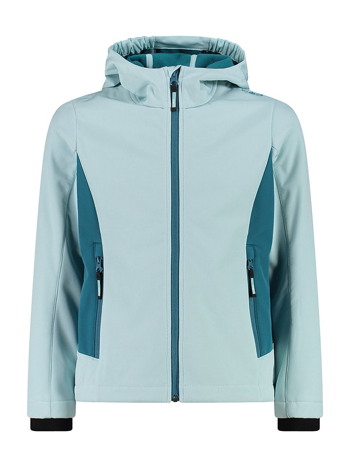 cmp Kurtka softshellowa w kolorze błękitno-morskim rozmiar: 128