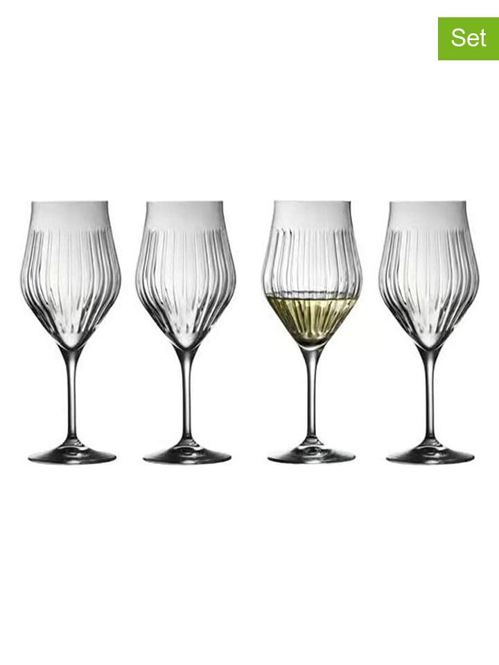 Lyngby Glas Kieliszki (4 szt.) "Ane" do białego wina - 550 ml rozmiar: onesize