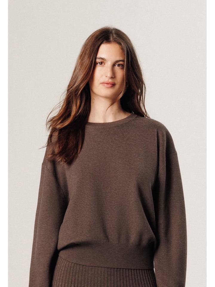 Rodier Sweter w kolorze jasnobrązowym rozmiar: L