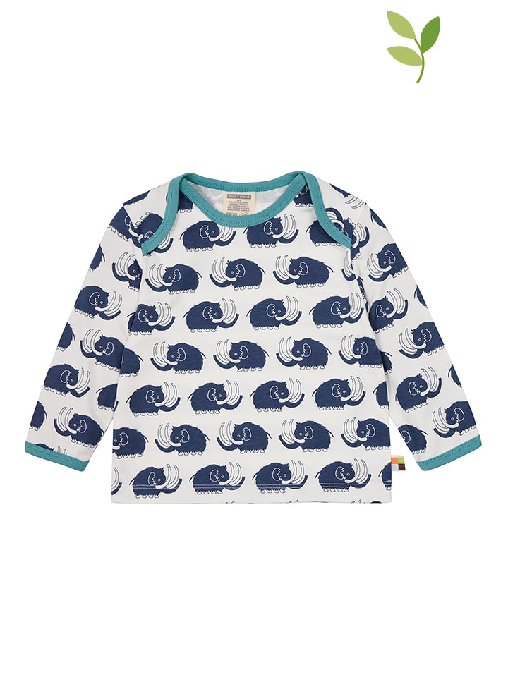 loud + proud Koszulka "Druck" w kolorze niebieskim rozmiar: 86/92