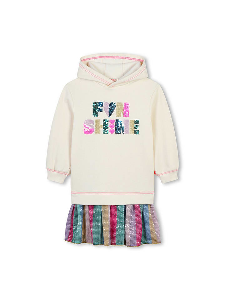 Billieblush Sukienka w kolorze kremowym ze wzorem rozmiar: 140