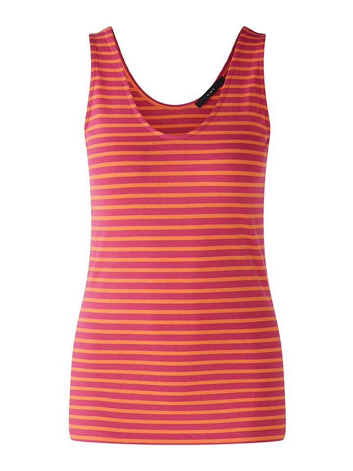 Oui Top w kolorze różowo-pomarańczowym rozmiar: 40