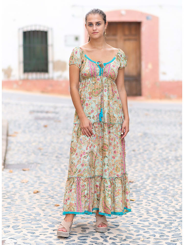 Isla Bonita by SIGRIS Sukienka w kolorze zielonym rozmiar: S