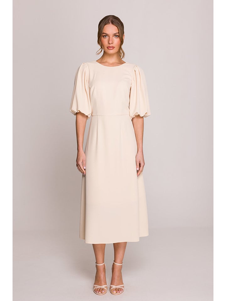 Stylove Sukienka w kolorze beżowym rozmiar: L