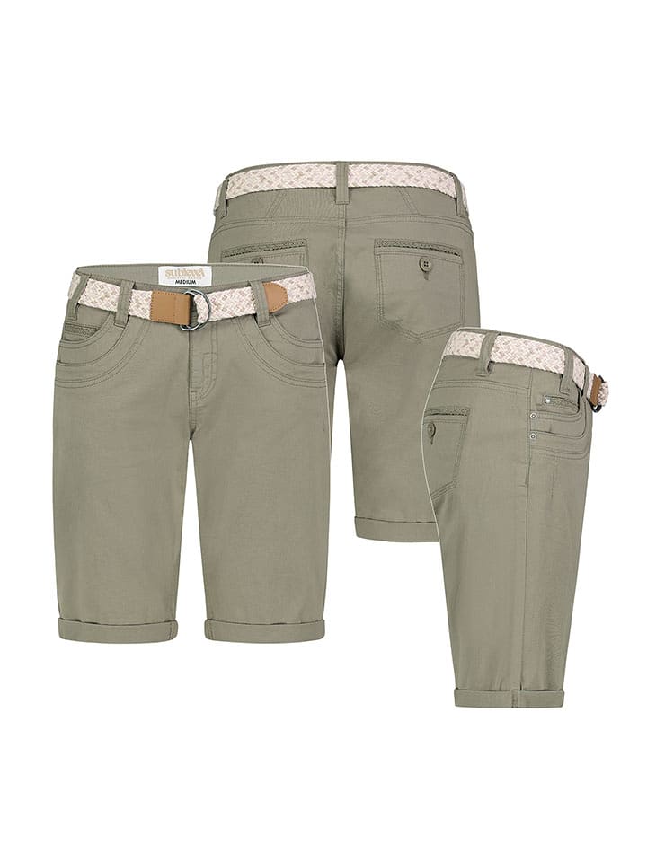 Sublevel Bermudy w kolorze oliwkowym rozmiar: S
