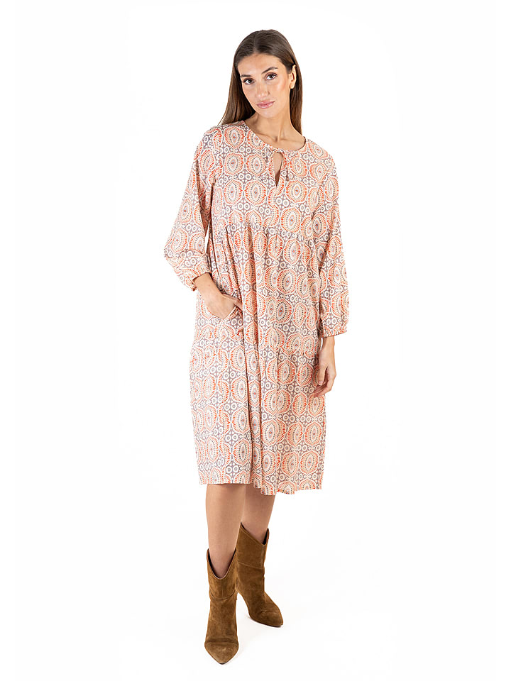 Isla Bonita by SIGRIS Sukienka w kolorze beżowym rozmiar: XL