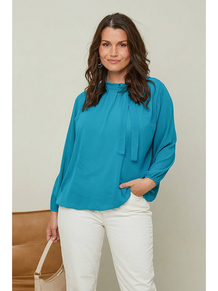 Curvy Lady Bluzka w kolorze morskim rozmiar: 44/46