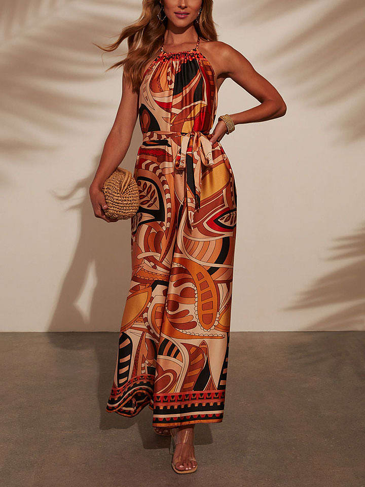 LA Angels Kombinezon w kolorze brązowo-czerwono-pomarańczowym rozmiar: M