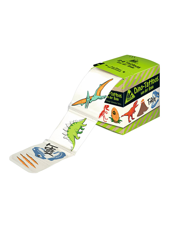moses. 24-częściowy zestaw tatuaży "Dino" - 3+ rozmiar: onesize
