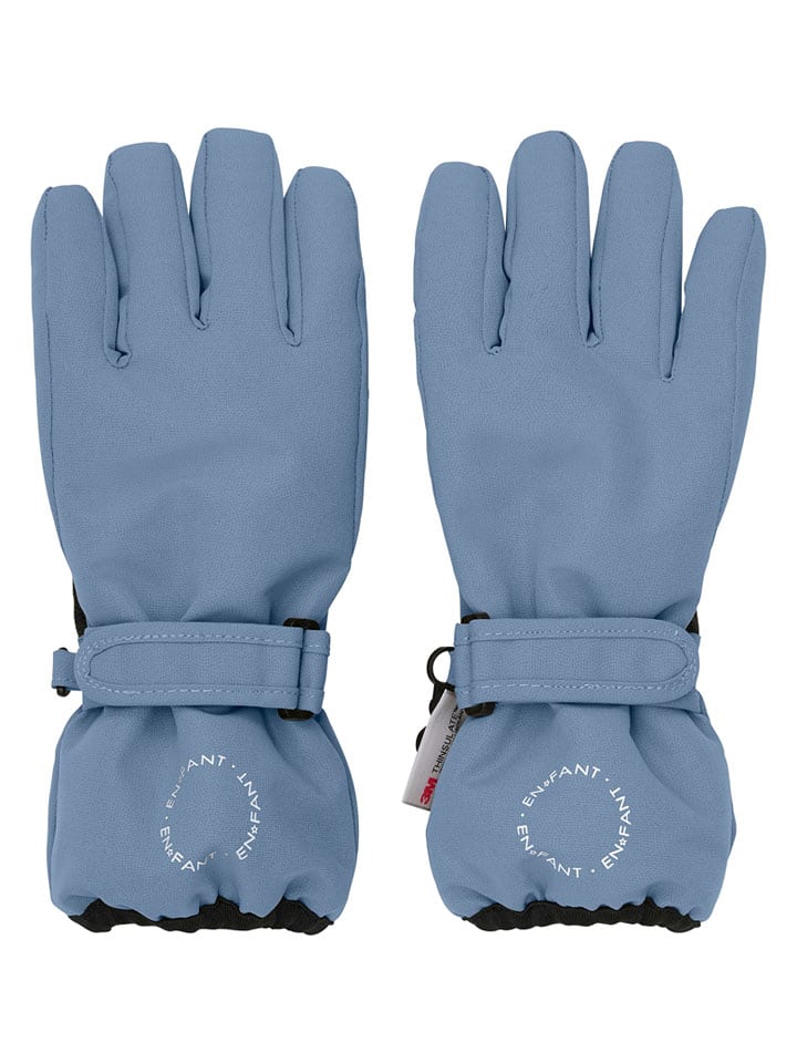 enfant Rękawiczki funkcyjne w kolorze błękitno-czarnym rozmiar: 116-128