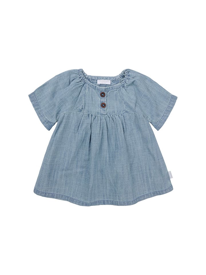 Noppies Sukienka dżinsowa "Mabton" w kolorze niebieskim rozmiar: 80