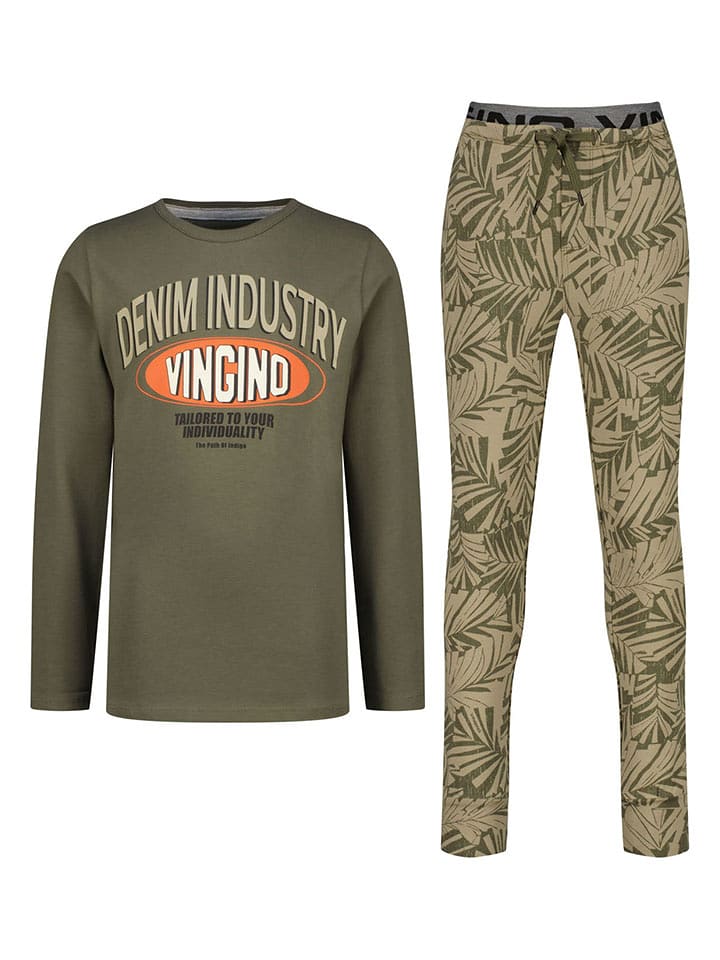 Vingino Piżama w kolorze khaki rozmiar: 158/164