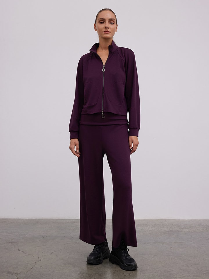 BGN Spodnie w kolorze fioletowym rozmiar: 36