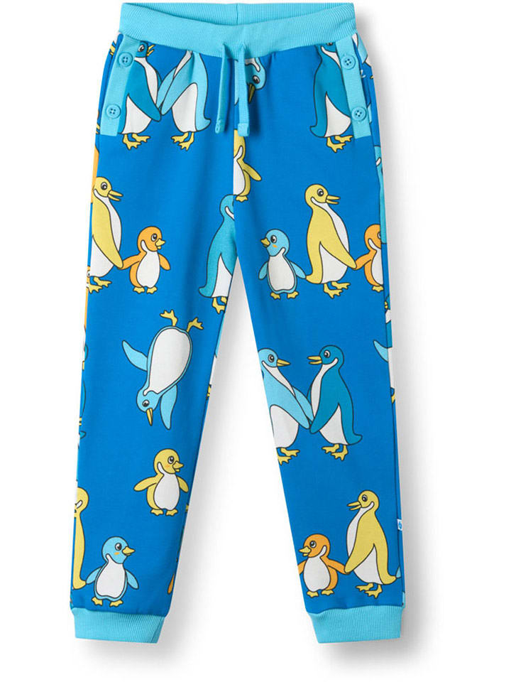 Småfolk Spodnie dresowe "Daytin" w kolorze niebieskim rozmiar: 98/104