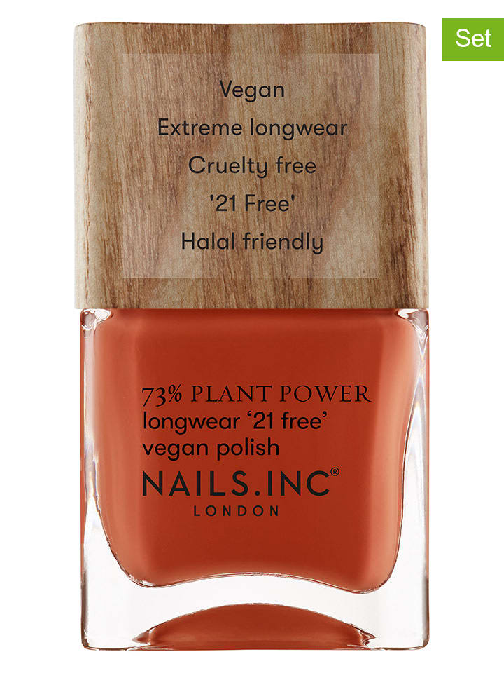 Nails.Inc Lakiery do paznokci (2 szt.) "Plant - Plant What On Earth" - po 14 ml rozmiar: onesize
