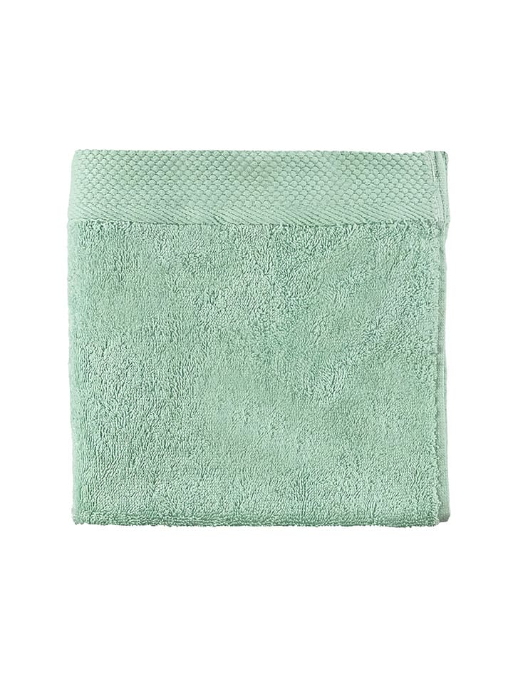 Soft by Perle de Coton Ręcznik "Epo" w kolorze turkusowym do rąk rozmiar: 70x140 cm