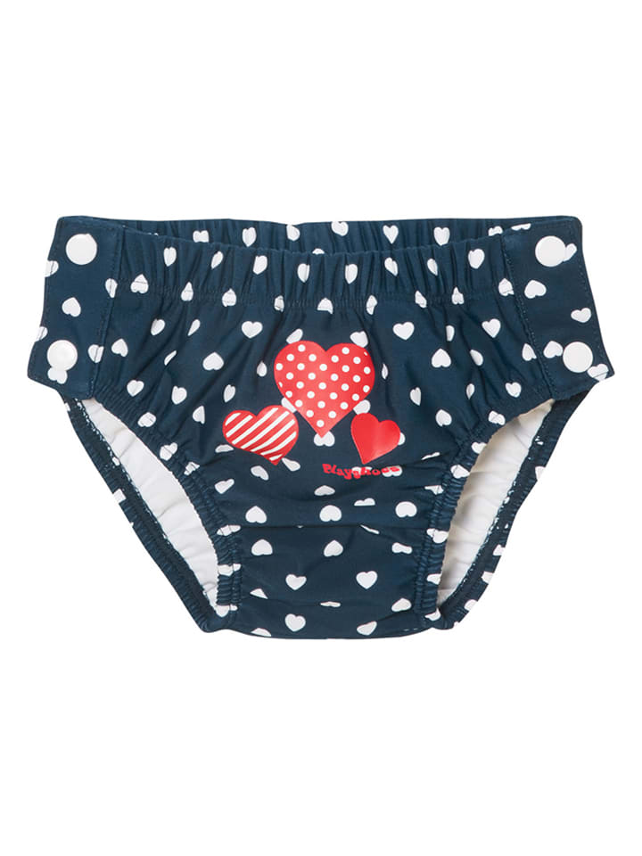 Playshoes Pieluszka kąpielowa w kolorze granatowym ze wzorem rozmiar: 86/92