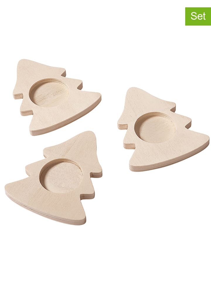 SUNNYSUE Świeczniki (3 szt.) na podrzewacze rozmiar: onesize