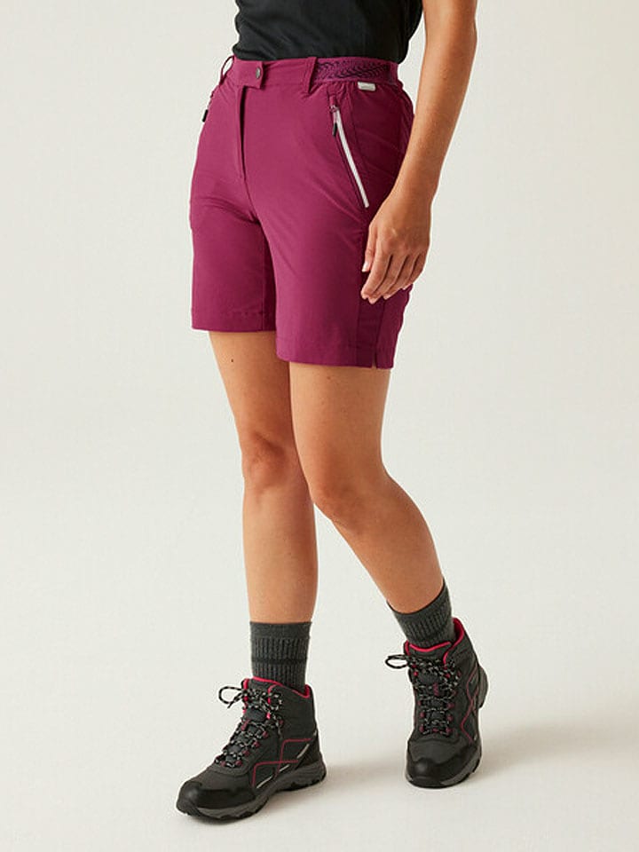 Regatta Szorty funkcyjne "Mountain II" w kolorze czerwonym rozmiar: 38