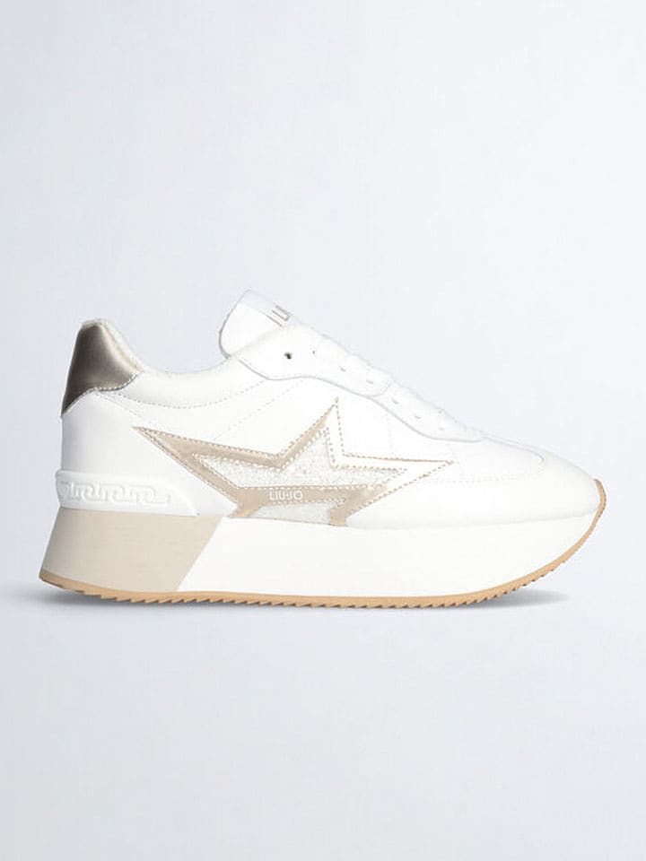 Liu Jo Sneakersy w kolorze złoto-białym rozmiar: 39